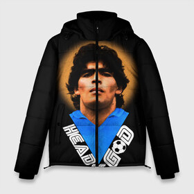 Мужская зимняя куртка 3D с принтом Diego Maradona в Петрозаводске, верх — 100% полиэстер; подкладка — 100% полиэстер; утеплитель — 100% полиэстер | длина ниже бедра, свободный силуэт Оверсайз. Есть воротник-стойка, отстегивающийся капюшон и ветрозащитная планка. 

Боковые карманы с листочкой на кнопках и внутренний карман на молнии. | diego | diego armando maradona | legend | maradona | аргентина | диего | король | легенда | марадона | нападающий | полузащитник | футбол | футболист