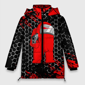 Женская зимняя куртка 3D с принтом Among Us Impostor Gun (Red) в Петрозаводске, верх — 100% полиэстер; подкладка — 100% полиэстер; утеплитель — 100% полиэстер | длина ниже бедра, силуэт Оверсайз. Есть воротник-стойка, отстегивающийся капюшон и ветрозащитная планка. 

Боковые карманы с листочкой на кнопках и внутренний карман на молнии | among us | impostor | impostor gun | red | there is impostor among us | амонг ус | игра | мем | предатель | предатель среди нас | самозванец | среди нас