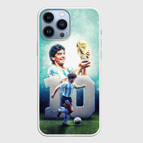 Чехол для iPhone 13 Pro Max с принтом 10 number в Петрозаводске,  |  | Тематика изображения на принте: 10 номер | diego | football | maradona | maradonna | арегнтина | бога | диего | марадона | марадонна | ретро | рука | сборная аргентины | футбол | футболист