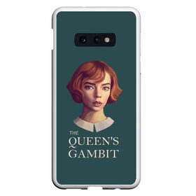 Чехол для Samsung S10E с принтом The Queens Gambit в Петрозаводске, Силикон | Область печати: задняя сторона чехла, без боковых панелей | Тематика изображения на принте: netflix | the queens gambit | королева | нетфликс | сериалы | ход королевы | шахматы