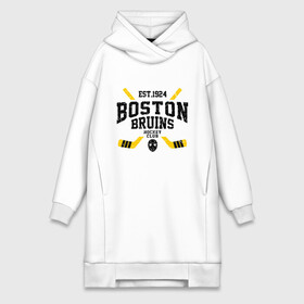 Платье-худи хлопок с принтом Бостон Брюинз в Петрозаводске,  |  | boston | boston bruins | bruins | hockey | nhl | usa | бостон | бостон брюинз | нхл | спорт | сша | хоккей | шайба