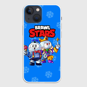 Чехол для iPhone 13 mini с принтом Brawl Stars Лу Дуо в Петрозаводске,  |  | Тематика изображения на принте: 2020 | brawl stars | brawler | christmas | crow | games | king | leon | lou | max | new year | sandy | snow | snowtel | spike | surge | бравл | бравлер | броул ставрс | вольт | ворон | игры | король | леон | лу | макс | новый год | рож