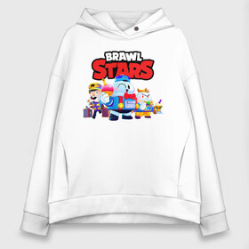 Женское худи Oversize хлопок с принтом Brawl Stars Лу и Майк в Петрозаводске, френч-терри — 70% хлопок, 30% полиэстер. Мягкий теплый начес внутри —100% хлопок | боковые карманы, эластичные манжеты и нижняя кромка, капюшон на магнитной кнопке | Тематика изображения на принте: 2020 | brawl stars | brawler | christmas | crow | games | king | leon | lou | max | new year | sandy | snow | snowtel | spike | surge | бравл | бравлер | броул ставрс | вольт | ворон | игры | король | леон | лу | макс | новый год | рож