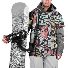 Накидка на куртку 3D с принтом Индейские перья в Петрозаводске, 100% полиэстер |  | ацтеки | буддизм | индейцы | майя | перо | перья | путешествия | этника