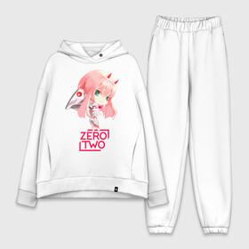 Женский костюм хлопок Oversize с принтом Zero chan в Петрозаводске,  |  | 02 | anime | chobi | darling | franxx | girl | in | kawai | kawaii | love | the | two | tyan | waifu | zero | аниме | вайфу | во | воздушный | девушка | демон | демонесса | каваи | кавай | костюм | милый | надпись | персонаж | поцелуй | рога | 