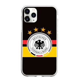 Чехол для iPhone 11 Pro матовый с принтом СБОРНАЯ ГЕРМАНИИ в Петрозаводске, Силикон |  | flag | football | germany | logo | sport | team | германия | логотип | сборная | спорт | флаг | футбол