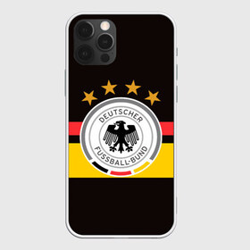 Чехол для iPhone 12 Pro Max с принтом СБОРНАЯ ГЕРМАНИИ в Петрозаводске, Силикон |  | flag | football | germany | logo | sport | team | германия | логотип | сборная | спорт | флаг | футбол