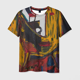 Мужская футболка 3D с принтом Pan Gu в Петрозаводске, 100% полиэфир | прямой крой, круглый вырез горловины, длина до линии бедер | искусство | картина | китай