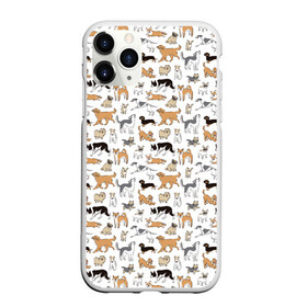 Чехол для iPhone 11 Pro Max матовый с принтом Узор собаки много в Петрозаводске, Силикон |  | гав | детский | домашнее животное | животный | звери | команды | лапы | любителю животных | морды | песель | песик | псы | собаки | собачка | узор | хвост | шаблон | щенки