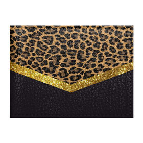 Обложка для студенческого билета с принтом Леопардовый принт в Петрозаводске, натуральная кожа | Размер: 11*8 см; Печать на всей внешней стороне | Тематика изображения на принте: success | swagg | блеск | блестки | животнй принт | золотистый | золото | золотой | леопард | леопардовый принт | понты | тигровый