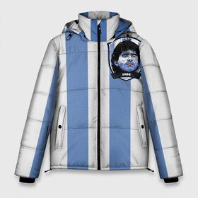 Мужская зимняя куртка 3D с принтом Диего Армандо Марадона D10S в Петрозаводске, верх — 100% полиэстер; подкладка — 100% полиэстер; утеплитель — 100% полиэстер | длина ниже бедра, свободный силуэт Оверсайз. Есть воротник-стойка, отстегивающийся капюшон и ветрозащитная планка. 

Боковые карманы с листочкой на кнопках и внутренний карман на молнии. | d10s | maradona | аргентина | армандо | барселона | бога | джерси | диего | легенда | марадон | марадона | марадоны | рука | форма