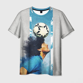 Мужская футболка 3D с принтом Diego в Петрозаводске, 100% полиэфир | прямой крой, круглый вырез горловины, длина до линии бедер | 10 номер | diego | football | maradona | maradonna | арегнтина | бога | диего | марадона | марадонна | ретро | рука | сборная аргентины | футбол | футболист