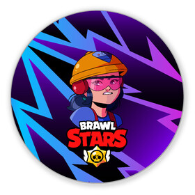 Коврик для мышки круглый с принтом Джеки Brawl Stars Jacky в Петрозаводске, резина и полиэстер | круглая форма, изображение наносится на всю лицевую часть | anime | brawl | brawl stars | brawlstars | brawl_stars | jacky | panny | аниме | бравл | бравлстарс | девочка | девушка | джеки | джэки | манга