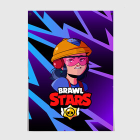 Постер с принтом Джеки Brawl Stars Jacky в Петрозаводске, 100% бумага
 | бумага, плотность 150 мг. Матовая, но за счет высокого коэффициента гладкости имеет небольшой блеск и дает на свету блики, но в отличии от глянцевой бумаги не покрыта лаком | anime | brawl | brawl stars | brawlstars | brawl_stars | jacky | panny | аниме | бравл | бравлстарс | девочка | девушка | джеки | джэки | манга