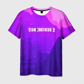 Мужская футболка 3D с принтом Team Fortress 2 (S) в Петрозаводске, 100% полиэфир | прямой крой, круглый вырез горловины, длина до линии бедер | characters | medic | sniper | soldier | team fortress 2 | персонажи | разведчик | снайпер | солдат