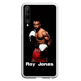 Чехол для Honor P30 с принтом Roy Jones в Петрозаводске, Силикон | Область печати: задняя сторона чехла, без боковых панелей | boxer | boxing | great boxer | roy jones | roy jones lettering | roy jones print | бокс | боксер | великий боксер | надпись roy jones | принт roy jones | рой джонс