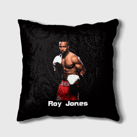 Подушка 3D с принтом Roy Jones в Петрозаводске, наволочка – 100% полиэстер, наполнитель – холлофайбер (легкий наполнитель, не вызывает аллергию). | состоит из подушки и наволочки. Наволочка на молнии, легко снимается для стирки | boxer | boxing | great boxer | roy jones | roy jones lettering | roy jones print | бокс | боксер | великий боксер | надпись roy jones | принт roy jones | рой джонс