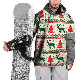 Накидка на куртку 3D с принтом Зимний лес в Петрозаводске, 100% полиэстер |  | Тематика изображения на принте: арт | вязанный рисунок | вязь | ёлка | ёлки | ель | красный | линии | линия | олени | олень | полоса | полосы | рисунок | снег | снежинка