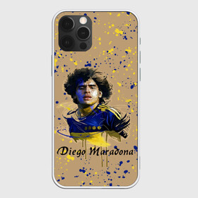 Чехол для iPhone 12 Pro с принтом Diego Maradona в Петрозаводске, силикон | область печати: задняя сторона чехла, без боковых панелей | Тематика изображения на принте: cup | diego maradona | diego maradona letterin | diego maradona print | football | footballer | great footballer | number 10 | великий футболист | диего марадона | кубок | надпись диего марадона | номер 10 | принт диего марадона | футбол 