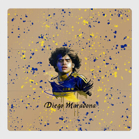 Магнитный плакат 3Х3 с принтом Diego Maradona в Петрозаводске, Полимерный материал с магнитным слоем | 9 деталей размером 9*9 см | cup | diego maradona | diego maradona letterin | diego maradona print | football | footballer | great footballer | number 10 | великий футболист | диего марадона | кубок | надпись диего марадона | номер 10 | принт диего марадона | футбол 