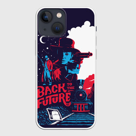 Чехол для iPhone 13 mini с принтом назад в будущее в Петрозаводске,  |  | back to the future | bttf | марти макфлай