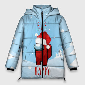 Женская зимняя куртка 3D с принтом SUS HAPPY AMONG US в Петрозаводске, верх — 100% полиэстер; подкладка — 100% полиэстер; утеплитель — 100% полиэстер | длина ниже бедра, силуэт Оверсайз. Есть воротник-стойка, отстегивающийся капюшон и ветрозащитная планка. 

Боковые карманы с листочкой на кнопках и внутренний карман на молнии | claus | imposter | impostor | red | santa | амонг ас | ёлка | клаус | красный | нг | новогодний | подозрительный | предатель | санта | скин | счастливый