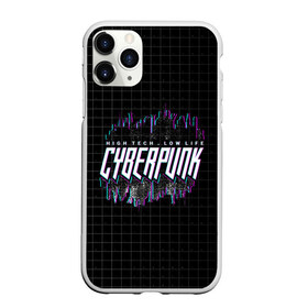 Чехол для iPhone 11 Pro Max матовый с принтом Cyberpunk City в Петрозаводске, Силикон |  | cyberpunk | high tech | low life | будущее | город | киберпанк | фантастика