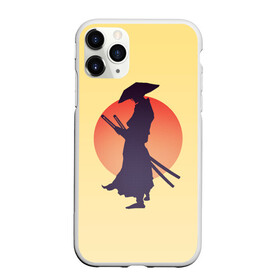 Чехол для iPhone 11 Pro матовый с принтом Ронин в Петрозаводске, Силикон |  | bushido | japan | japanes | katana | ronin | samurai | sword | бусидо | воин | восходящее солнце | катана | кимоно | меч | мечник | рассвет | ронин | самурай | самурайский | силуэт | силуэт воина | солнце | якудза | японец