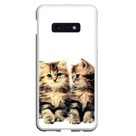 Чехол для Samsung S10E с принтом котята в Петрозаводске, Силикон | Область печати: задняя сторона чехла, без боковых панелей | cute kittens | kittens | котята | красивые котята | милые котята