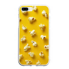 Чехол для iPhone 7Plus/8 Plus матовый с принтом Попкорн в Петрозаводске, Силикон | Область печати: задняя сторона чехла, без боковых панелей | popcorn | воздушная | еда | кино | кинотеатр | кукуруза | кушать | попкорн | сладкий | соленый | сырный | хрустящий