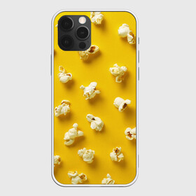 Чехол для iPhone 12 Pro с принтом Попкорн в Петрозаводске, силикон | область печати: задняя сторона чехла, без боковых панелей | popcorn | воздушная | еда | кино | кинотеатр | кукуруза | кушать | попкорн | сладкий | соленый | сырный | хрустящий