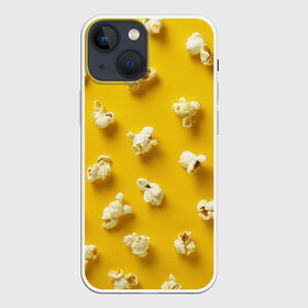 Чехол для iPhone 13 mini с принтом Попкорн в Петрозаводске,  |  | popcorn | воздушная | еда | кино | кинотеатр | кукуруза | кушать | попкорн | сладкий | соленый | сырный | хрустящий