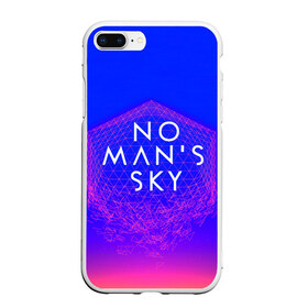 Чехол для iPhone 7Plus/8 Plus матовый с принтом NO MANS SKY в Петрозаводске, Силикон | Область печати: задняя сторона чехла, без боковых панелей | action | hello games | next. | no man s sky | no man sky | space | выживание | космос