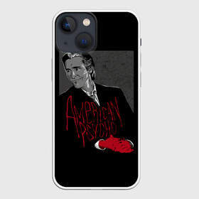 Чехол для iPhone 13 mini с принтом Американский психопат в Петрозаводске,  |  | american psycho | christian bale | film | американский психопат | кристиан бэйл | фильм | фильмы