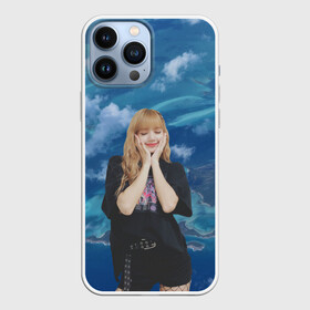 Чехол для iPhone 13 Pro Max с принтом LISA BLACKPINK в Петрозаводске,  |  | Тематика изображения на принте: blackpink  bts | bp | how you like that | jennie | jisoo | kill this love | lalisa | lalisa monoban | lisa | rose | yg | блекпинк | блэкпинк | голубая | дженни | джису | закат | лалиса | лалиса монобан | лиса | небо | облака | пак розэ | роза | 