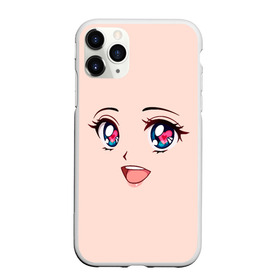 Чехол для iPhone 11 Pro Max матовый с принтом Happy anime face в Петрозаводске, Силикон |  | Тематика изображения на принте: angry | anime | art | big | eyes | face | girl | kawaii | manga | style | аниме | арт | глаза | девушка | кавай | лицо | манга