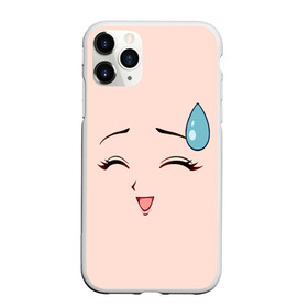 Чехол для iPhone 11 Pro Max матовый с принтом Happy anime face в Петрозаводске, Силикон |  | Тематика изображения на принте: angry | anime | art | big | eyes | face | girl | kawaii | manga | style | аниме | арт | глаза | девушка | кавай | лицо | манга