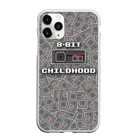 Чехол для iPhone 11 Pro Max матовый с принтом 8-bit childhood в Петрозаводске, Силикон |  | 8 bit | 8 бит | sega | sega master system | джойстик | сега