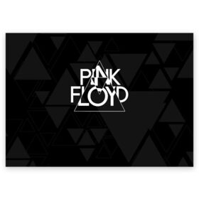 Поздравительная открытка с принтом Pink Floyd в Петрозаводске, 100% бумага | плотность бумаги 280 г/м2, матовая, на обратной стороне линовка и место для марки
 | dark side of the moon | floyd | music | pink | pink floid | pink floyd | rock | rocker | rocknroll | the wall | музыка | пинк | пинк флоид | пинк флойд | рок | рок н ролл | рокер | флойд