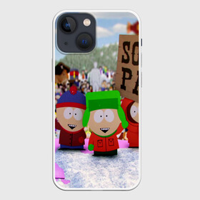 Чехол для iPhone 13 mini с принтом Южный Парк   South Park . в Петрозаводске,  |  | south park | ubisoft | woodland critter christmas | кенни | мультсериал | стэн | южный парк
