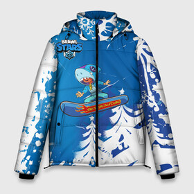 Мужская зимняя куртка 3D с принтом Brawl Stars (Snowboarding) в Петрозаводске, верх — 100% полиэстер; подкладка — 100% полиэстер; утеплитель — 100% полиэстер | длина ниже бедра, свободный силуэт Оверсайз. Есть воротник-стойка, отстегивающийся капюшон и ветрозащитная планка. 

Боковые карманы с листочкой на кнопках и внутренний карман на молнии. | Тематика изображения на принте: brawl | break dance | leon | moba | skateboard | stars | supercell | surfing | игра | коллаборация | коллаж | колоборация | паттерн