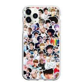 Чехол для iPhone 11 Pro матовый с принтом BTS Sticker Bombing в Петрозаводске, Силикон |  | bts | k pop | бтс | к поп | кей поп | корея | музыка | стикеры