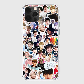 Чехол для iPhone 12 Pro Max с принтом BTS Sticker Bombing в Петрозаводске, Силикон |  | bts | k pop | бтс | к поп | кей поп | корея | музыка | стикеры