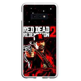 Чехол для Samsung S10E с принтом RED DEAD REDEMPTION 2 в Петрозаводске, Силикон | Область печати: задняя сторона чехла, без боковых панелей | rdr2 | red dead redemption | red dead redemption 2 | rockstar. | дикий запад | игра dead | ковбой | ред дед редемпшн 2 | стрельюа | стрелялка