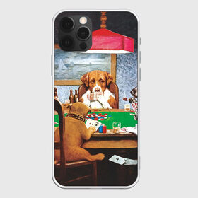 Чехол для iPhone 12 Pro Max с принтом Собаки играют в покер в Петрозаводске, Силикон |  | Тематика изображения на принте: a friend in need | art | artist | bets | buldog | cards | chips | dogs | gambling | games | memes | picture | poker | азартные игры | бульдог | друг познается в беде | искусство | картина | карты | мемы | покер | сенбернар | собаки | собачки | ставки