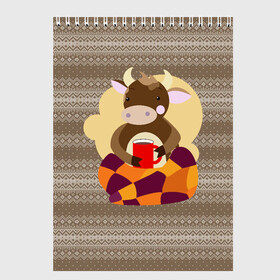 Скетчбук с принтом Бык с кофе в Петрозаводске, 100% бумага
 | 48 листов, плотность листов — 100 г/м2, плотность картонной обложки — 250 г/м2. Листы скреплены сверху удобной пружинной спиралью | 2021 | 7 января | bull | newyear | santa | бык | быки | бычок | год быка | дед мороз | корова | новогодние каникулы | новогодние праздники | новый 2021 | новый год | новый год 2021 | рождество | сани | санта | санта клаус
