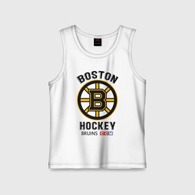 Детская майка хлопок с принтом BOSTON BRUINS NHL в Петрозаводске,  |  | black | boston | bruins | hockey | ice | logo | nhl | sport | usa | бостон | брюинз | кубок | логотип | нхл | спорт | стэнли | хоккей