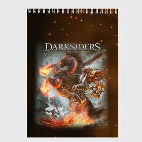 Скетчбук с принтом Darksiders (Z) в Петрозаводске, 100% бумага
 | 48 листов, плотность листов — 100 г/м2, плотность картонной обложки — 250 г/м2. Листы скреплены сверху удобной пружинной спиралью | azrael | darksiders | darksiders 2 | darksiders 3 | griever | silitha | tiamat | ulthane | vulgrim | wrath of war | всадник апокалипсиса | гнев войны | обугленный совет | руина | ультэйн | чёрный молот