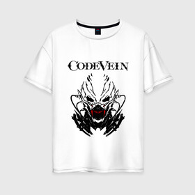 Женская футболка хлопок Oversize с принтом CodeVein (Z) в Петрозаводске, 100% хлопок | свободный крой, круглый ворот, спущенный рукав, длина до линии бедер
 | blood veils | code vein | codevein | vein | вампир | вампиры | вен код | кодовая жилка | призраки