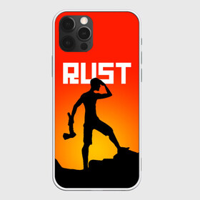 Чехол для iPhone 12 Pro Max с принтом RUST в Петрозаводске, Силикон |  | action | game | rust | zombie | апокалипсис. | выживание | зомби | игра | лес | радиация | раст